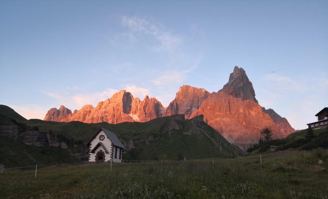 Hotel Alpenrose Passo Rolle Exterior photo